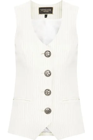 MITILIANE COUTURE Pinstriped vest