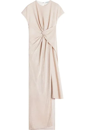 Lanvin Twist-detailing midi dress