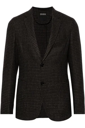 Ermenegildo Zegna Houndstooth-pattern blazer