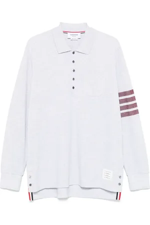 Thom Browne 4-Bar stripe polo shirt