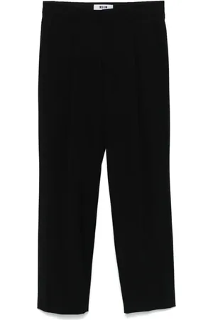 Msgm Pleat-detail trousers
