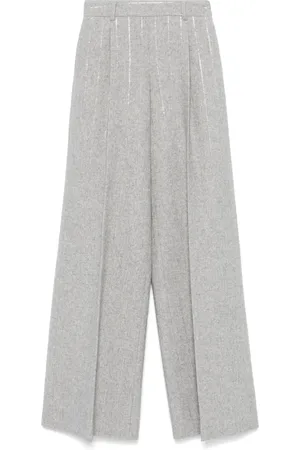ERMANNO SCERVINO Pinstriped bootcut trousers