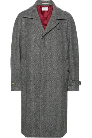 Brunello Cucinelli Herringbone trenchcoat