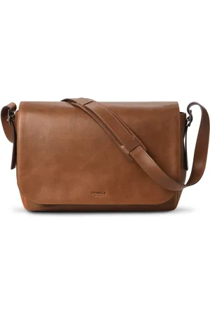 SHINOLA Runwell leather messenger bag