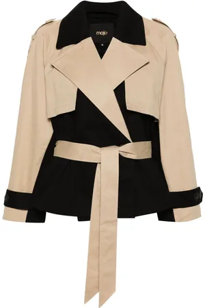 Maje Two-tone trench coat
