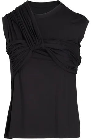 Giambattista Valli Twist-detailing jersey T-shirt