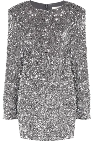 Elisabetta Franchi Sequinned chenille mini dress