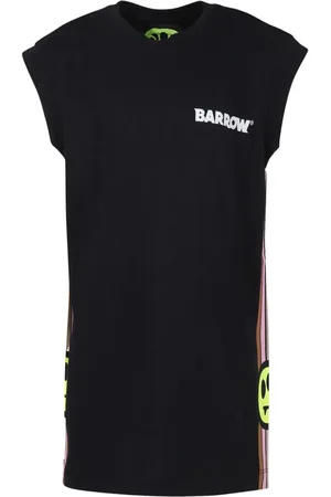 BARROW Smiley face-print dress