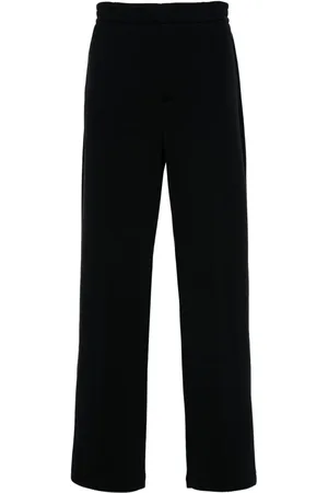 Emporio Armani Double-jersey creased trousers