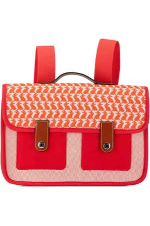 Hermès 2010-2023 Toile and Barenia Animaux Pixel backpack