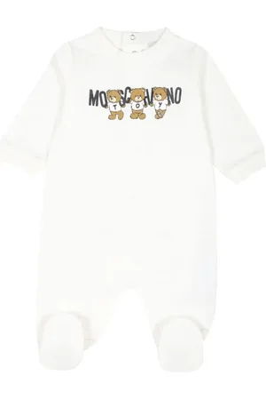 Moschino Teddy bear-print cotton pajamas