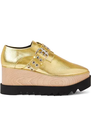 Stella McCartney Elyse metallic platform sneakers