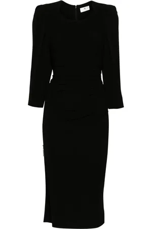 Elisabetta Franchi Side-zip jersey midi dress