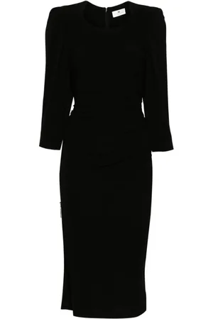 Elisabetta Franchi Side-zip jersey midi dress