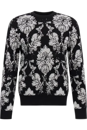 Roberto Cavalli Broccato print sweater