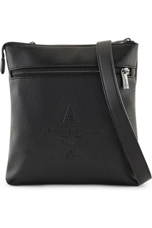 Armani Exchange Logo-embossed messenger bag