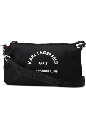 Karl Lagerfeld Rubberised-logo cross body bag