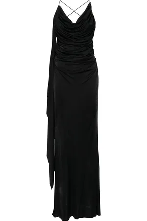 GIUSEPPE DI MORABITO Brooch-detail maxi dress