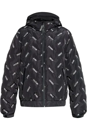 VERSACE Logo-print puffer jacket
