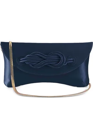 SHANGHAI TANG Knot-detail clutch bag