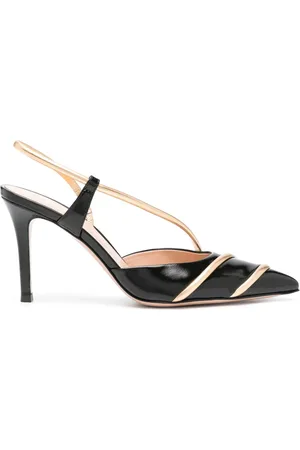 Gianvito Rossi 85mm leather slingback pumps