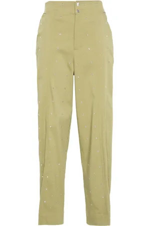 Maje Stud-embellished trousers