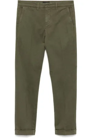FAY Gabardine-weave chinos