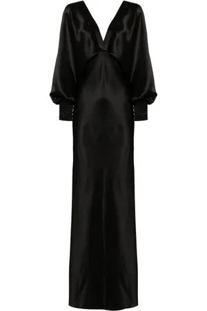 Saint Laurent Silk satin maxi dress
