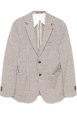 Boggi Milano Houndstooth-pattern blazer