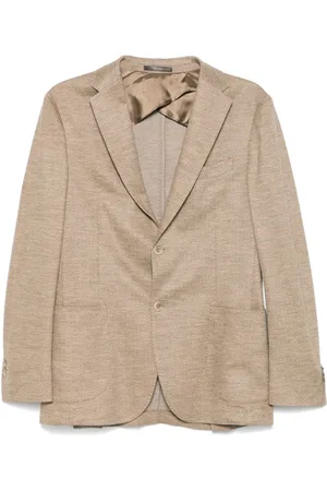 Boggi Milano Herringbone-pattern blazer