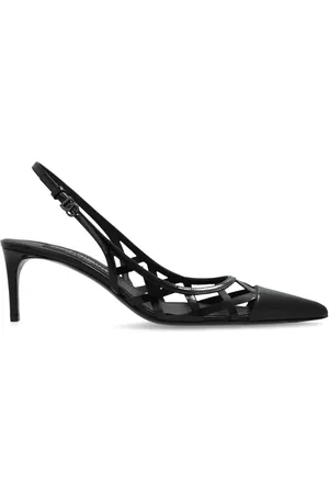 Dolce & Gabbana 75mm slingback leather pumps