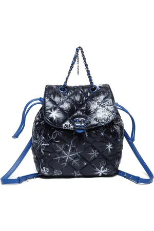 CHANEL 2019 Snow-print backpack
