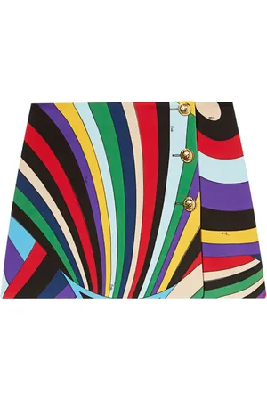Puccini Iride-print mini skirt