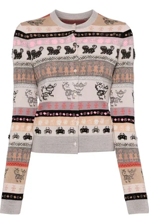 JNBY Intarsia-knitted cardigan