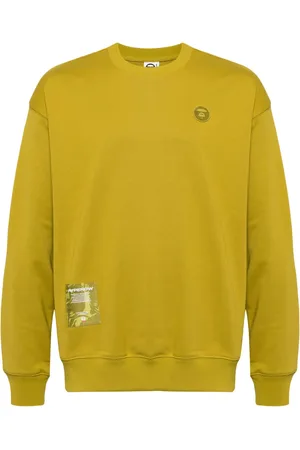 A Bathing Ape Logo-patch crew-neck sweatshirt