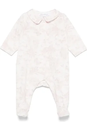 Tartine Et Chocolat Leaf-print velvet pyjamas