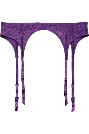 FLEUR DU MAL Le Stretch lace garter belt