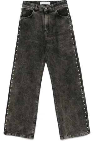 FEDERICA TOSI Stud-embellished jeans