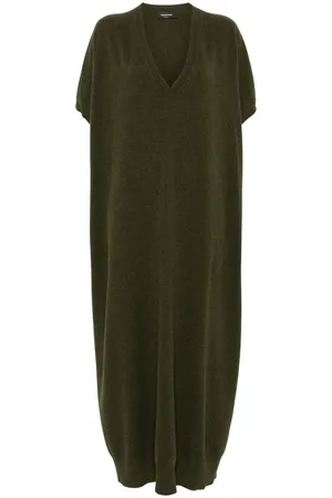Fabiana Filippi V-neck knit kaftan