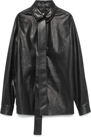 Elie saab Faux-leather shirt