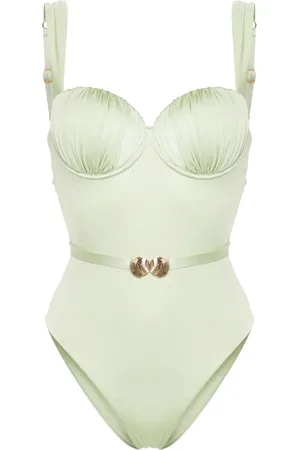 Noire Swimwear Balconette ruched swimsuit