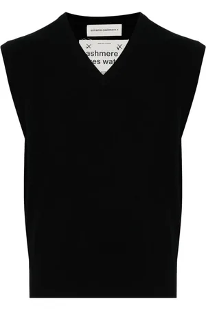 EXTREME CASHMERE Nº243 Spencer V-neck vest