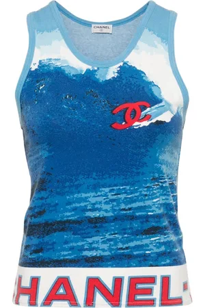 CHANEL Surf Line sleeveless top