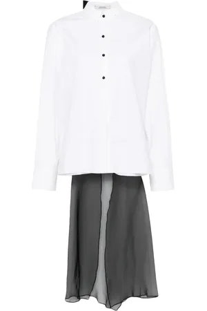 Dorothee Schumacher Detachable-bow poplin blouse