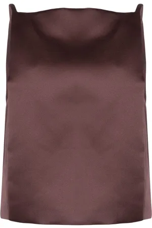 Serafini Pleat-detail tank top