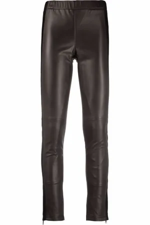 P.A.R.O.S.H. Striped leather leggings