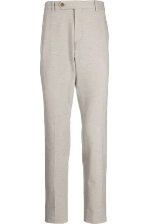 MAN ON THE BOON. Zigzag-pattern tailored trousers