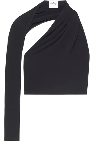 Courrèges Slash asymmetric cropped top