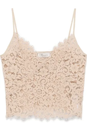 BLUMARINE Corded-lace top