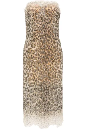 ERMANNO SCERVINO Crystal-embellished midi dress